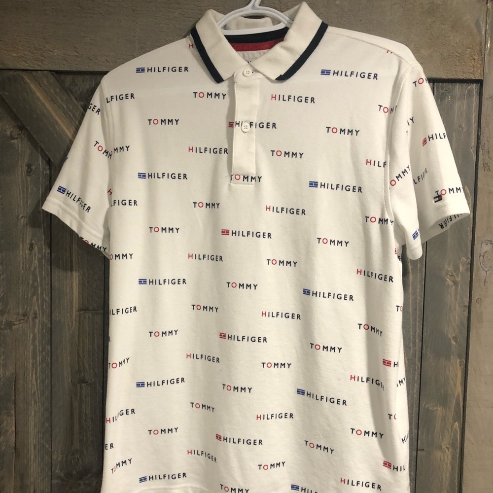 Tommy Hilfiger Mens medium Sport logo polo